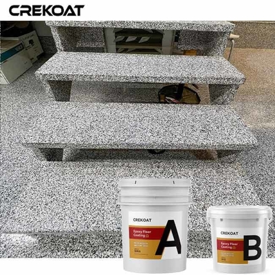 Hydrophobic Properties Full Broadcast Epoxy Floor Repels Water For Easy Cleaning
