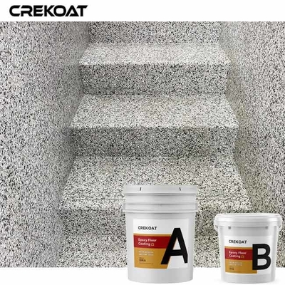 Chemical Vapor Resistance Epoxy Flake Floor Coating Resists Airborne Exposure