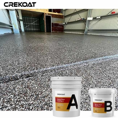 Nanotechnology Formulations Epoxy Flake Floor Coating High Pressure Resistance