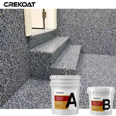 Seismic Resilience Epoxy Flake Floor Coating Colors Retain Vibrancy Over Time Low VOC
