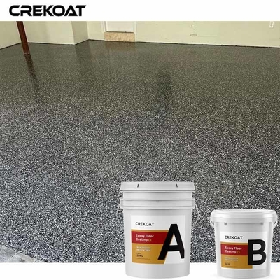 Anti Corrosion Concrete Floor Paint With Flakes Guards Against Material Decay