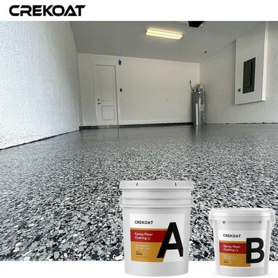 Color Flake Polyaspartic Floor Coating For High - Traffic Areas