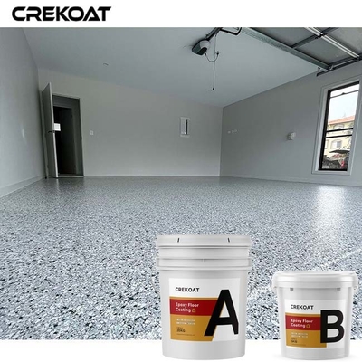Low Maintenance Garage Floor Flake Epoxy Anti Abrasion Non - Toxic