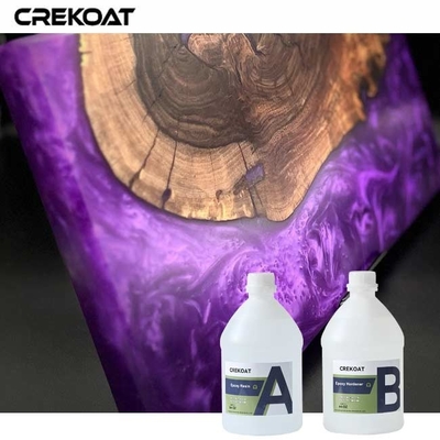 Bubble Free Low Odor Liquid Casting Resin Craft Art On Canvas With Specialized Epoxy