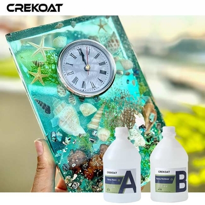 Non Yellowing Glass Clear Epoxy Resin For Intricate Jewelry Molds