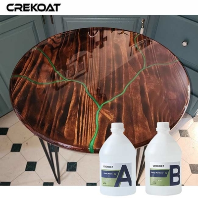 Moisture Barrier UV Stabilized Resin Clear Tabletop Epoxy For Outdoor Sculptures Transparency