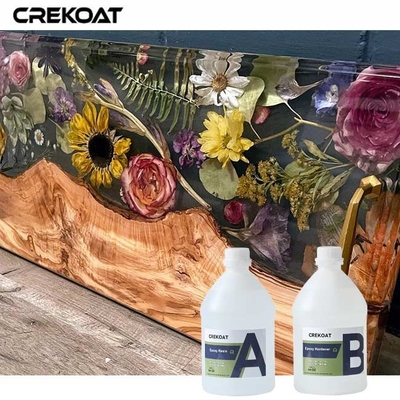 Low Odor High Gloss Epoxy Resin Clear Coat For Projects Requiring Transparency