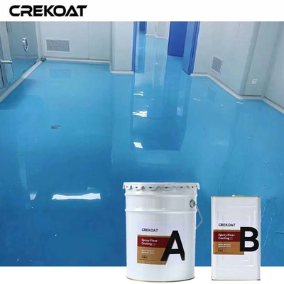Seamless Industrial Epoxy Paint For Concrete Transition Between The Floor And Walls