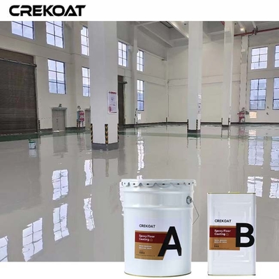 High Gloss Industrial Epoxy Floor Coating Marble Effect For Residential