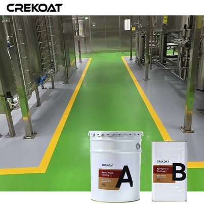 Industrial Strength Epoxy Floor Coating Self-Priming Saving Time During Application