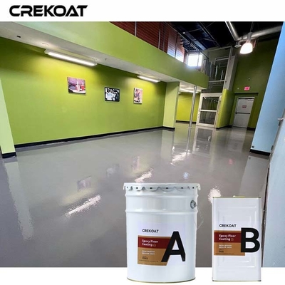 Colored Epoxy And Polyurethane Flooring Coating High-Performance Finish