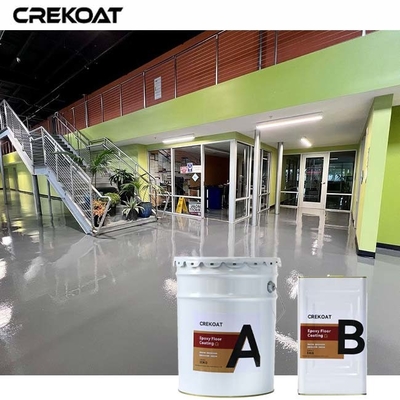 Colored Epoxy And Polyurethane Flooring Coating High-Performance Finish