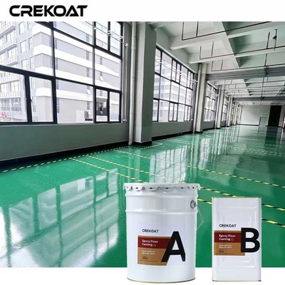 Non-Slip Industrial Epoxy Floor Coating Can Be Combines Resin With Aggregates