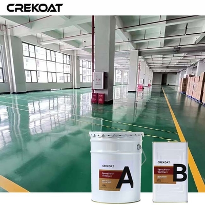 UV-Resistant Industrial Epoxy Floor Coating Maintaining Color And Integrity In Sunlight