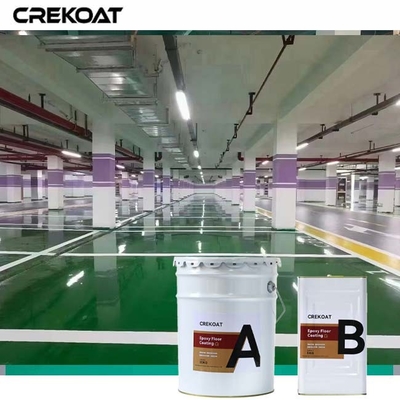 Car Parking Lot Industrial Epoxy Floor Coating Epoxy Mortar Repairs Damaged Concrete