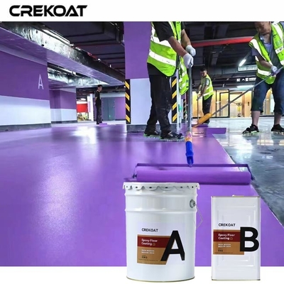 Fast Recoat Times Industrial Epoxy Floor Coating Offer Unique Metallic Finish