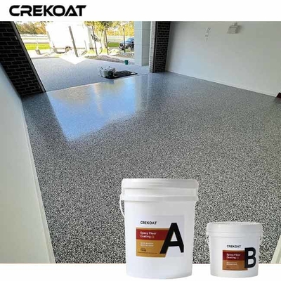Transparent Polyaspartic Garage Coating Vibrant Color Adhesive To Concrete