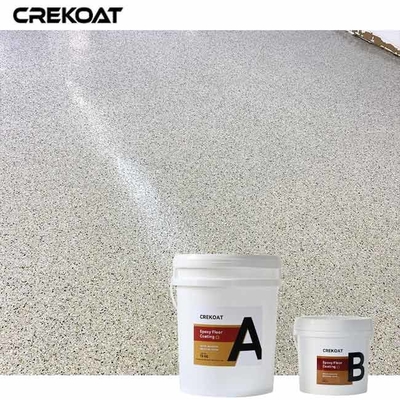 Epoxy Polyaspartic Concrete Coating With Decorative Flakes Quartz For A Unique Look