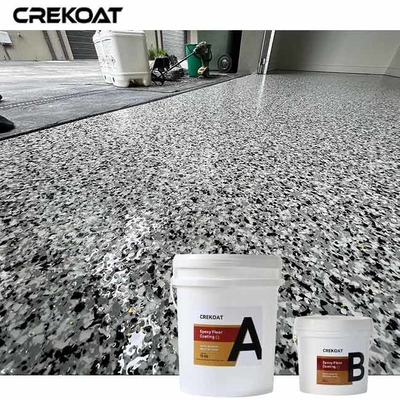 Faster Cure Times Polyaspartic Garage Floor Coating Superior UV Stability