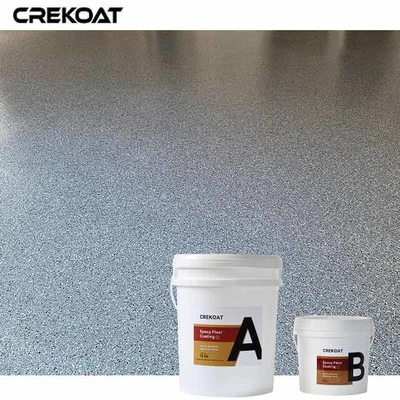Stunning Polyaspartic Floor Coating Customizable Flake Look With Vinyl Paint Chips