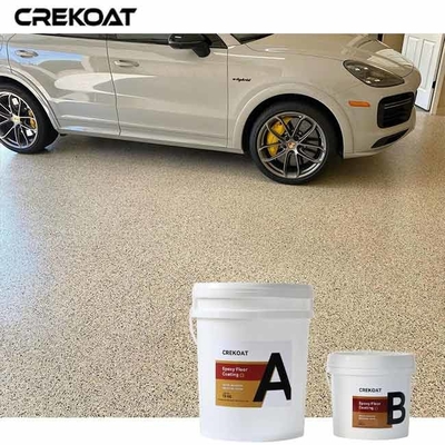 High Gloss Retention Polyaspartic Floor Coating UV Stability For Outdoor Applications