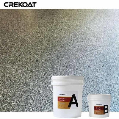 Superior Durability Epoxy Flake Floor Coating Against Stains And Impacts