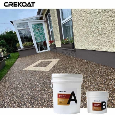 UV-Resistant Stone Epoxy Driveway Natural Glow Pebbles For Outdoor Durability