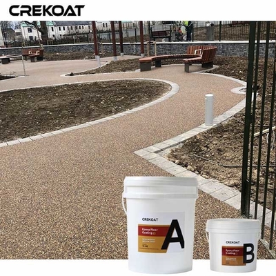 High-Gloss Epoxy Resin Washed Pebble Stone Epoxy Anti-Slip  For Safety