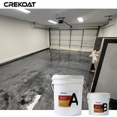 High Gloss Metallic Epoxy Floor Coating Enhances Lighting In Space