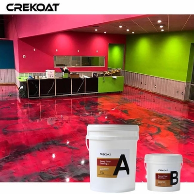 Non-Yellowing Metallic Epoxy Floor Coating Waterproof And Moisture-Resistant