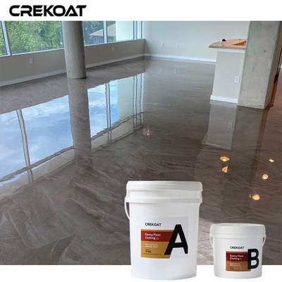 Reflective Metallic Epoxy Floor Coating High Gloss Or Matte Finish