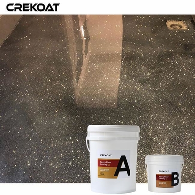 UV Resistant Metallic Epoxy Floor Coating Easy To Clean And Maintain