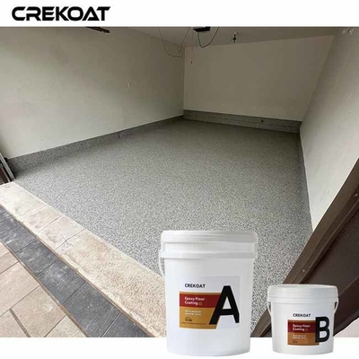 Transparent Epoxy Flake Floor Coating High Scratch Resistance For Heavy-Duty Use