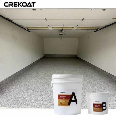 Gold Flake Epoxy Floor Provides A Durable Surface For Sports Courts