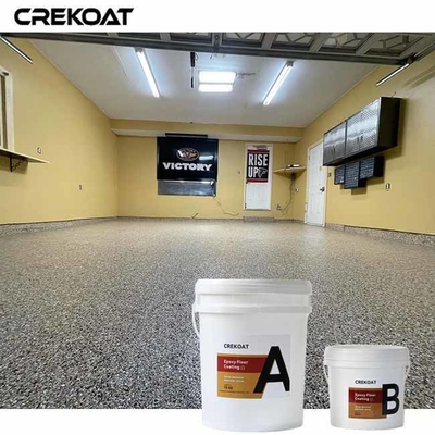 Low-VOC Epoxy Flake Floor Coating Cures Relatively Fast Reducing Downtime