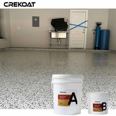 Long-lasting Epoxy Flake Floor Coating Withstand Stains And Heavy Traffic
