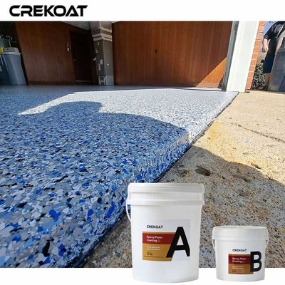 Anti-Corrosive Properties Blue Flake Epoxy Floor  For Industrial