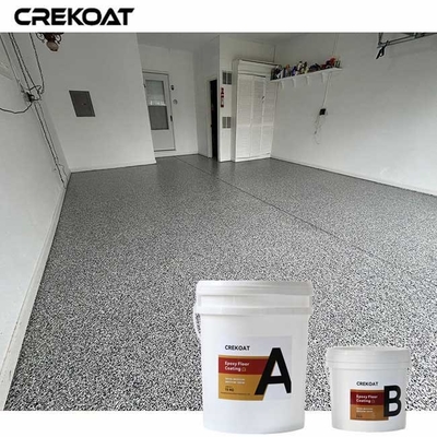 Resist Yellowing Epoxy Flake Floor Coating For Residential And Commercial Spaces