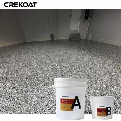 Unique Look Flake System Epoxy Can Be Customized With Metallic Glitter Effects