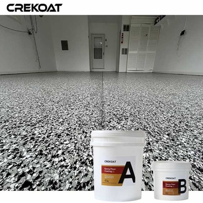 Waterproof Epoxy Flake Floor Coating Prevents Water Penetration And Damage