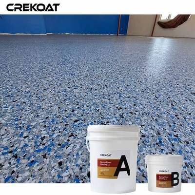 Chip Size Flake Floor Coating Epoxy Variability For Unique Texture Patterns