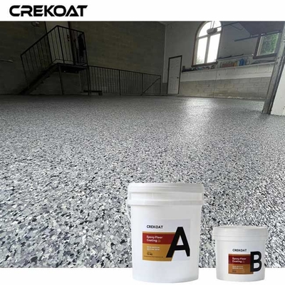 Variable Gloss Levels Floor Paint With Flakes For Heavy Wear Areas
