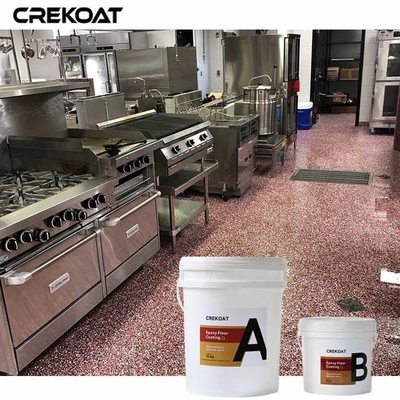 Moisture-Proof Epoxy Flake Floor Coating Vapor Transmission For Damp Environments