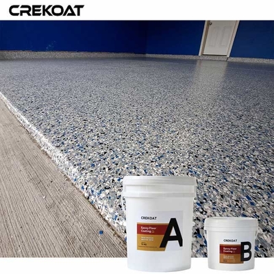 Enhanced UV Stability Epoxy Floor Coating With Flakes To Prevent Color Fading