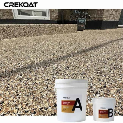 UV Stability Flake Floor Epoxy For Long-Lasting Visually Appealing