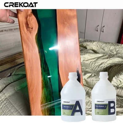 Wood Clear Coat Epoxy Cures To High Gloss Finish That Resists Yellowing