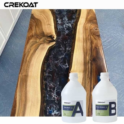Low Maintenance Clear Epoxy Resin Table Top High Chemical Resistance