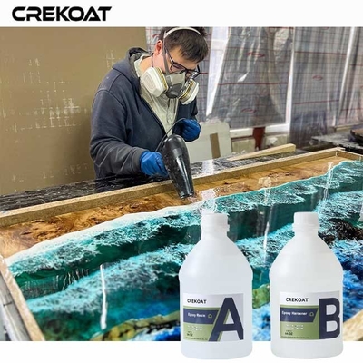 Low Shrinkage 1 Gallon Epoxy Resin Crafted For Tabletops And Furniture