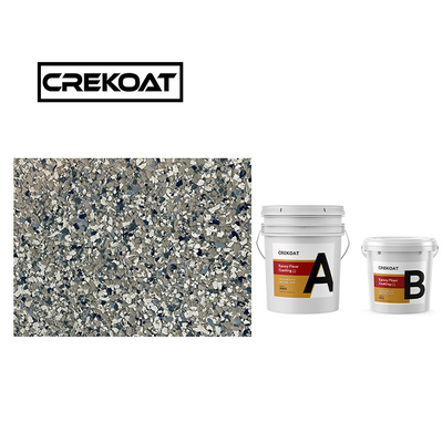 Hardness Exterior Epoxy Floor Coating Adhesion Polyaspartic UV Stable Coating
