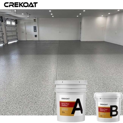 Vinyl Chips Flake Clear Resin Floor Coating With Epoxy Quartz Metallic